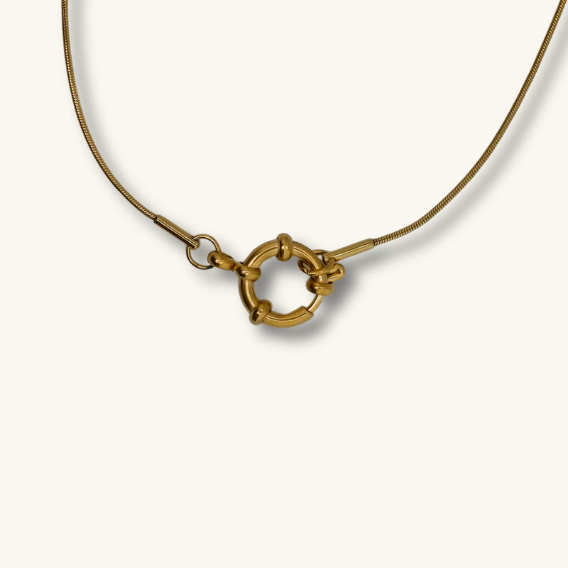 Dainty Carabiner Necklace