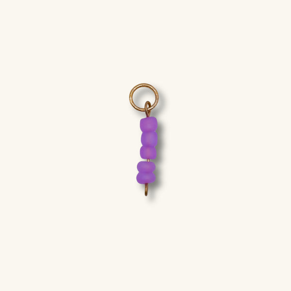 Purple Beads Charm